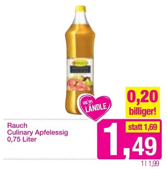 Sutterlüty Rauch Culinary Apfelessig 0,75 Liter Angebot