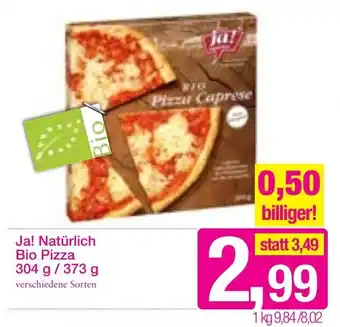 Sutterlüty Ja! Natürlich Bio Pizza 304g/373 g Angebot