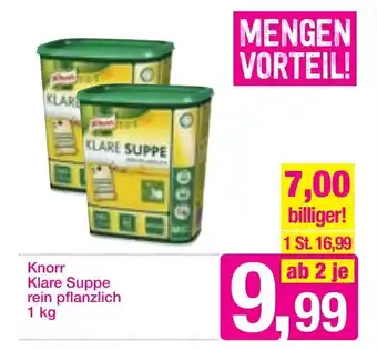 Sutterlüty Knorr Klare Suppe Rein Pfanzlich 1kg Angebot