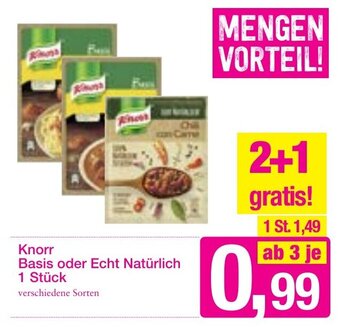 Sutterlüty Knorr Basis Oder Echt Natürlich 1 Stück Angebot