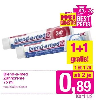 Sutterlüty Blend-a-med Zahncreme 75ml Angebot