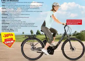 Hofer E-Bike Mit Mittelmotor Angebot