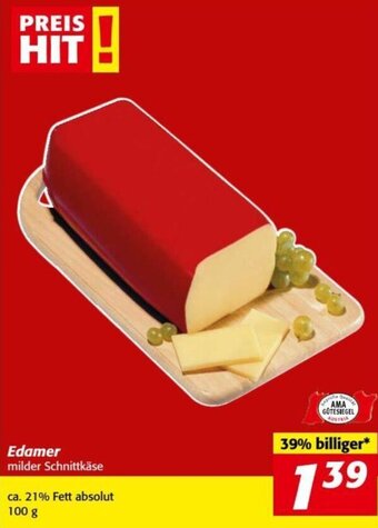 Nah&Frisch Edamer 100 g Angebot