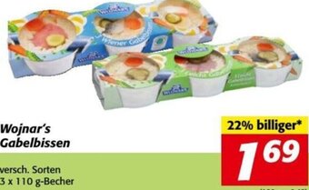 Nah&Frisch Wojnar's Gabelbissen 3 x 110 g Angebot