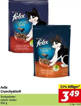 Nah&Frisch Felix Crunchy&Soft 950 g Angebot