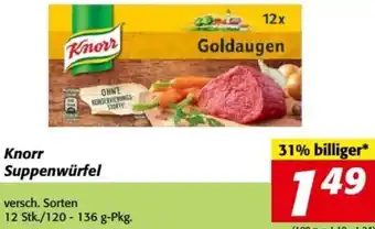 Nah&Frisch Knorr Suppenwürfel 120-136 g Angebot