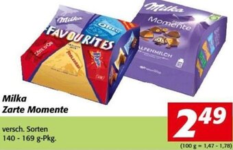 Nah&Frisch Milka Zarte Momente 140-169 g Angebot