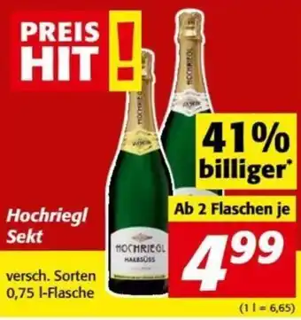 Nah&Frisch Hochriegl Sekt 0,75 L Angebot