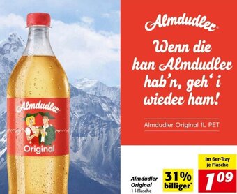 Nah&Frisch Almdudler Original 1 L Angebot