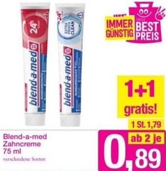 Sutterlüty Blend-a-med Zahncreme 75 ml Angebot