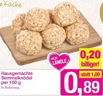 Sutterlüty Hausgemachte Semmelknödel per 100 g Angebot