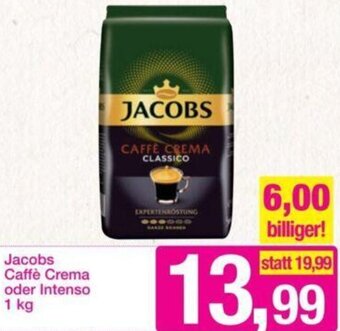 Sutterlüty Jacobs Caffé Crema oder Intenso 1 kg Angebot