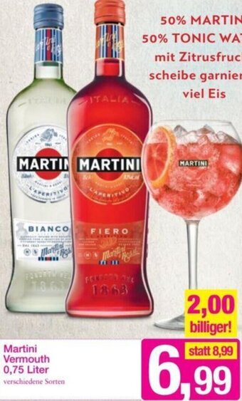 Sutterlüty Martini Vermouth 0,75 Liter Angebot