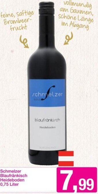 Sutterlüty Schmelzer Blaufränkisch Heideboden 0,75 Liter Angebot