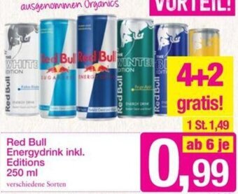 Sutterlüty Red Bull Energydrink inkl. Editions 250 ml Angebot