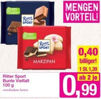 Sutterlüty Ritter Sport Bunte Vielfalt 100 g Angebot