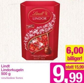 Sutterlüty Lindt Lindorkugeln 500 g Angebot