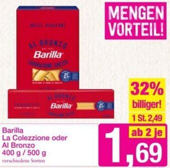 Sutterlüty Barilla La Colezzione oder Al Bronzo 400 g/ 500 g Angebot