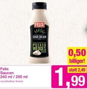 Sutterlüty Felix Saucen 240 ml/ 250 ml Angebot