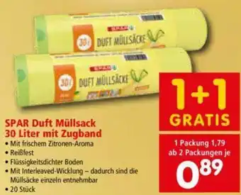 Interspar Spar Duft Müllsack 30Liter Mit Zugband Angebot
