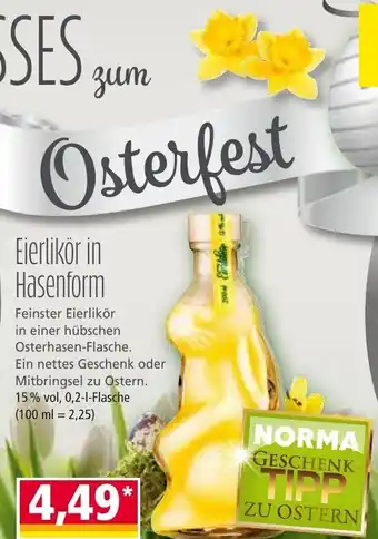 Norma Eierlikör In Hasenform 100ml Angebot