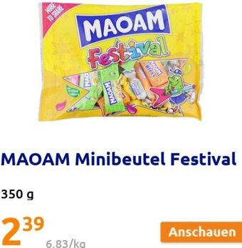 Action Maoam Minibeutel Festival 350 g Angebot