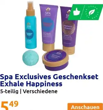 Action Spa Exclusives Geschenkset Exhale Happiness Angebot