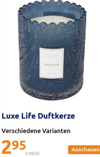 Action Luxe Life Duftkerze Angebot