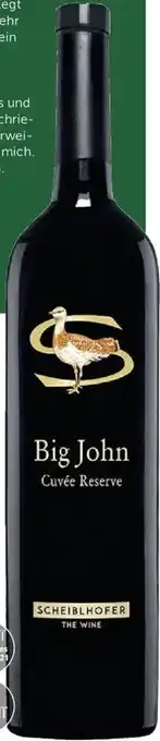 Interspar Scheiblhofer Big John Cuvée Reserve 2020 0,75L Angebot