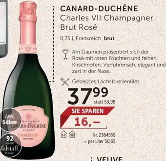 Interspar Canard -Duchêne Charles VII Champagner Brut Rosé 0,75L Angebot