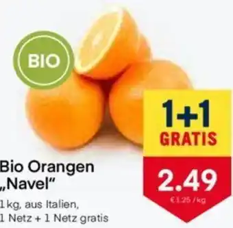 MPreis Bio Orangen Navel 1kg Angebot