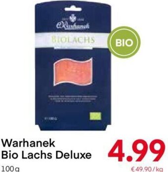 MPreis Warhanek Bio Lachs Deluxe 100g Angebot