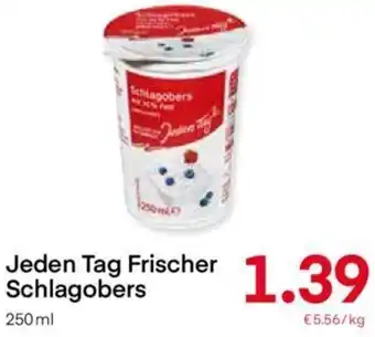 MPreis Jeden Tag Frischer Schlagobers 250ml Angebot