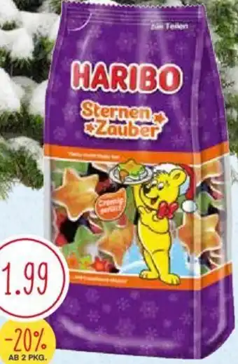 MPreis Haribo Sternen Zauber 250 g Angebot
