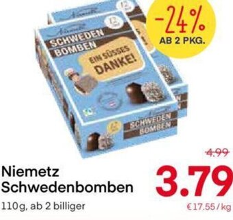 MPreis Niemetz Schwedenbomben 110g Angebot