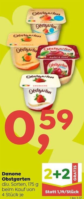 ADEG Danone Obstgarten 175g Angebot