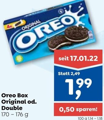 ADEG Oreo Box Original od. Double 170-176 g Angebot
