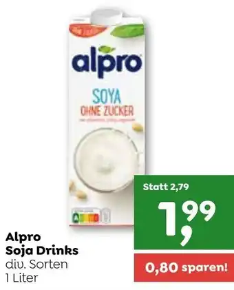 ADEG Alpro Soja Drinks 1 Liter Angebot