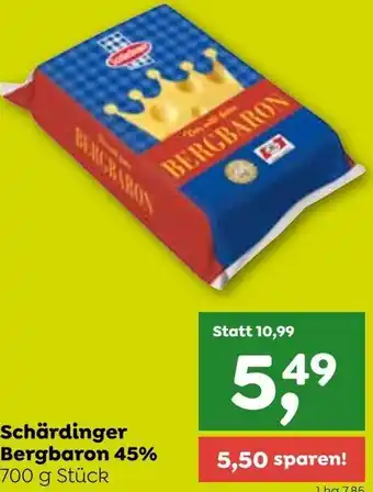 ADEG Schärdinger Bergbaron 45% 700 g Angebot