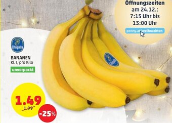 PENNY Bananen pro kilo Angebot