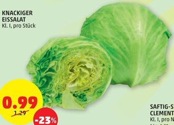 PENNY Knackiger Eissalat Angebot