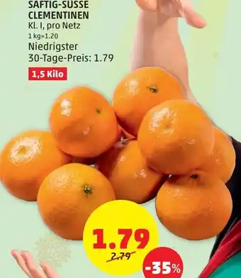 PENNY Saftig-Susse Clementinen 1,5 Kilo Angebot