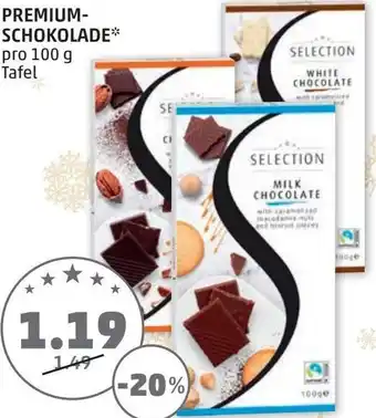 PENNY Premium-Schokolade 100 g Angebot