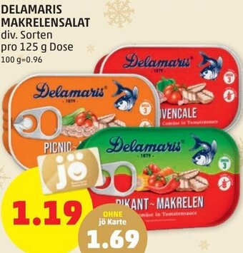 PENNY Delamaris Makrelensalat 125g Angebot