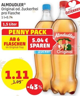 PENNY Almdudler 1,5 Liter Angebot