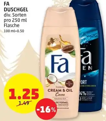 PENNY Fa Duschgel 250 ml Angebot