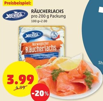 PENNY Berida Räucherlachs 200 g Angebot