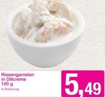 Sutterlüty Riesengarnelen in Dillcreme 100 g Angebot