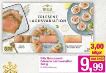 Sutterlüty Billa Genusswelt Erlesene Lachsvariation 240 g Angebot