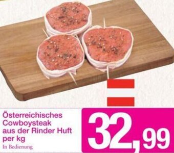Sutterlüty Österreichisches Cowboysteak aus der Rinder Huft per kg Angebot